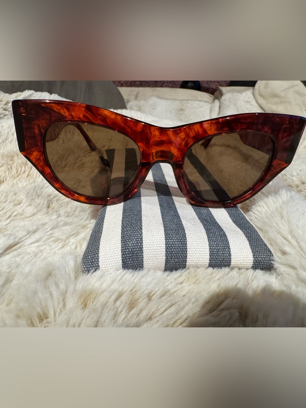 JCrew Tortoiseshell Cat-Eye Sunglasses - Brown